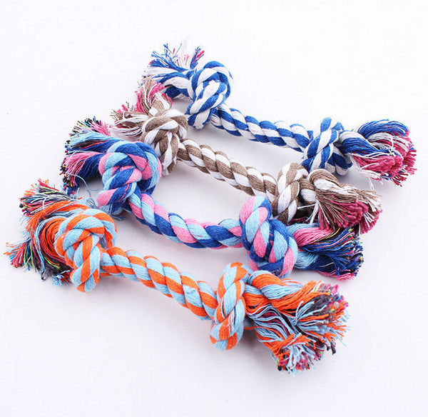 Puppy Cotton Braided Bone Rope