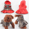 Pets Dogs Leopard Pattern Tutu Coat Dress